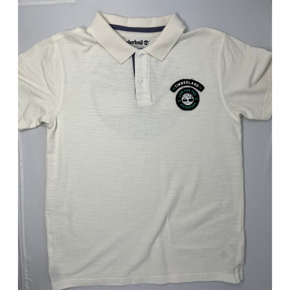 Timerland Polo style Boys size Large Preppie PreOwned in good condition.
